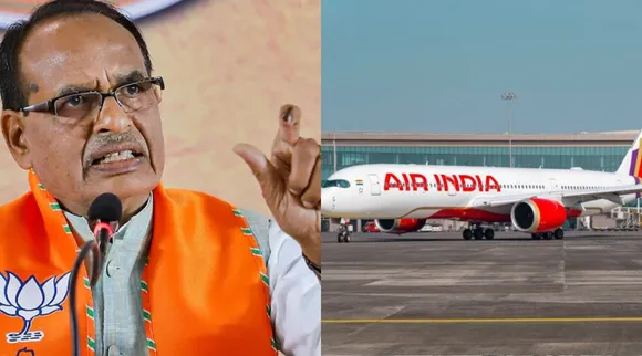 Shivraj Singh Chouhan complain broken seat on flight Air India apologize Tamil News 
