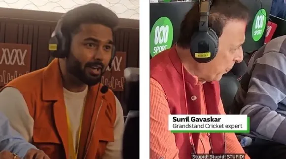 Video Rishabh Pant recreates stupid stupid stupid commentary clip of Sunil Gavaskar Tamil News