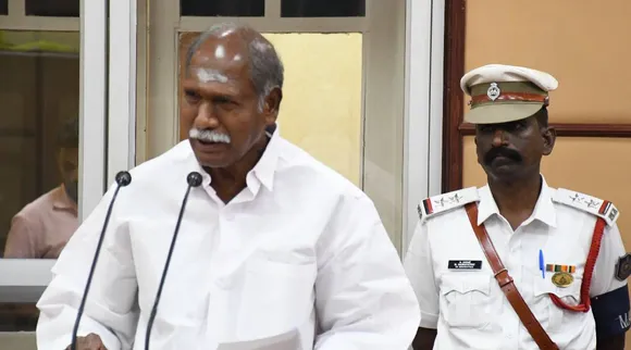 Puducherry Assembly session CM Rangasamy Thirunallar medical college central govt permission Tamil News 