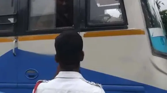 A bus driver fine