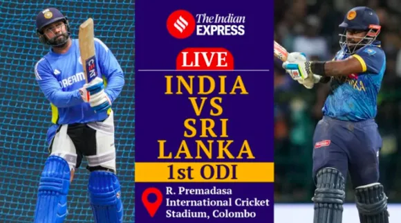 India vs Sri Lanka LIVE Score 1st ODI match today IND vs SL latest scorecard updates in tamil 