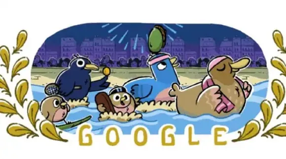 paris olympic google doodle