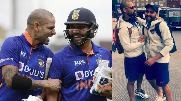 Rohit Sharma heartwarming post for Shikhar Dhawan Tamil News 