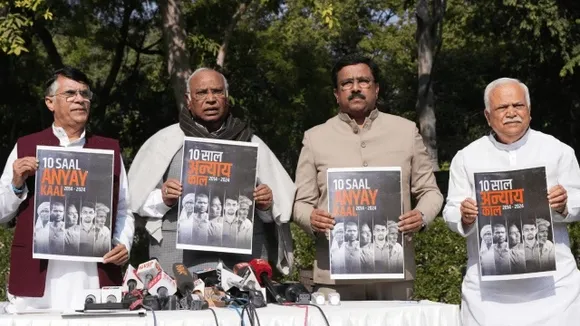 Ahead of Modi govts white paper Cong puts out black paper on its injustices echoes Rahul Yatra themes