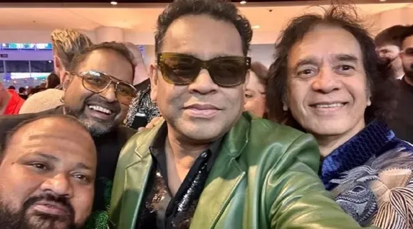 rahman with grammy awardees