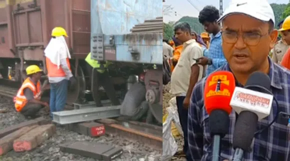  Goods train derailed near Chengalpattu in TN news update in tamil 
