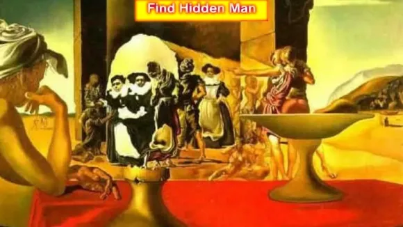 இந்த ஓவியத்தில் மறைந்திருக்கும் மனிதன் எங்கே? 7  நொடிகளில் கண்டுபிடிச்சா நீங்க கெட்டிக்காரர்!