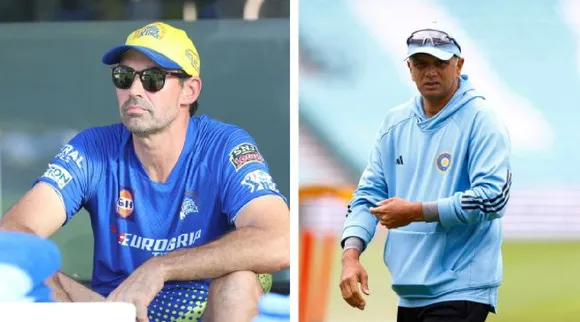 BCCI India head coach Stephen Fleming CSK Rahul Dravid Tamil News 