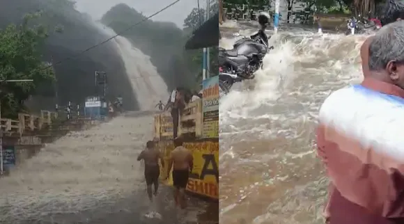 Tenkasi Coutrallam Falls sudden flood 17 year old boy missing Tamil News 