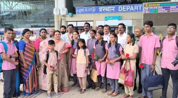 Madurai govt School students First Time Fly to CHENNAI Tamil News 