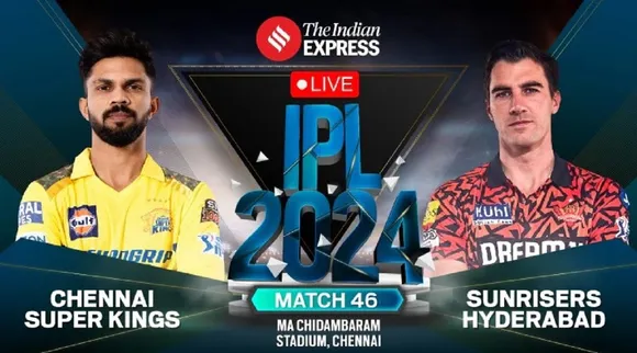 CSK vs SRH  Live score IPL 2024: ருதுராஜ் சிறப்பான பேட்டிங்; சென்னை அணி நிதான ஆட்டம்