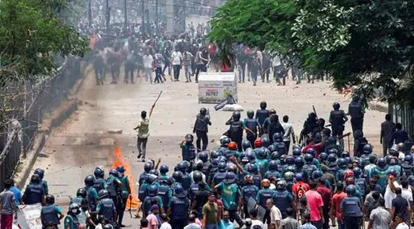 Bangladesh Protests national curfew Indian students evacuating Tamil News 