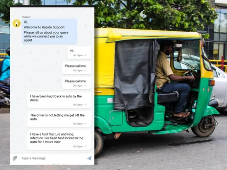 Man shares chat with Rapido after driver 'locks' him in auto in Bengaluru; Netizens blame man...