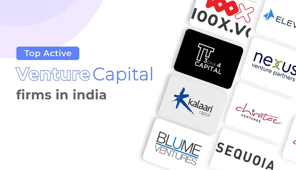 Top active venture capital firms in India
