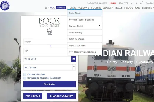 The Indian Government To Sell 15-20% Stake In IRCTC Via Offer For Sale (OFS)