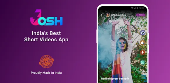 Dailyhunt made in India short video app; JOSH crosses 5M+ downloads