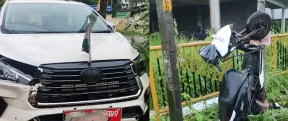 health minister veena georges car accident