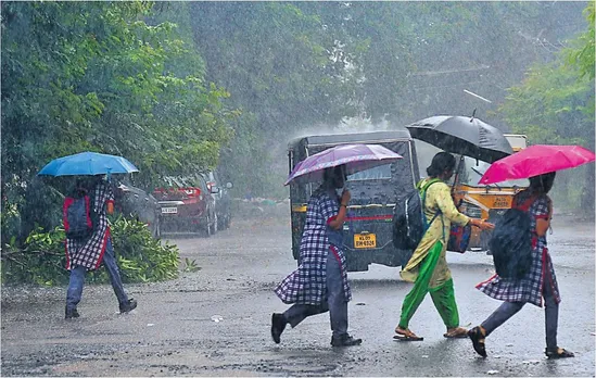 isolated rain