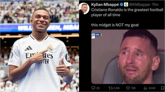 mbappe hacked as twitter account makes man utd transfer claim insults lionel messi