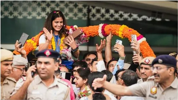 manu bhaker at delhi