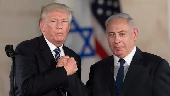 trump with nethanyahu