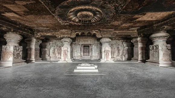 walls of the ajanta and ellora caves 