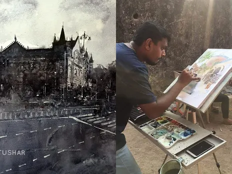From a professor to a painter, the journey of Tushar Shetty, a Mumbai-based artist