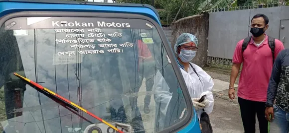 Siliguri's first women E-Rickshaw driver