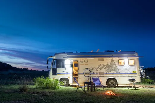 Caravan for a road trip in India