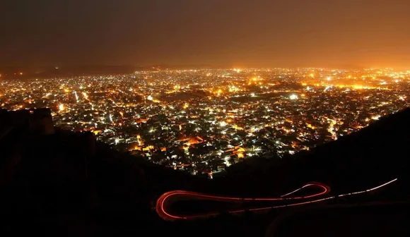 nahargarh fort at night