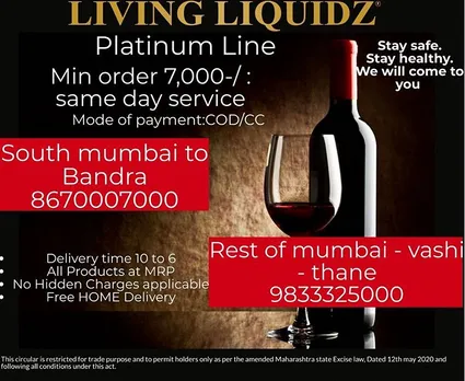 home delivery of liquor in Mumbai