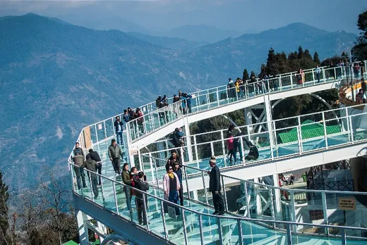 glass skywalk in sikkim
