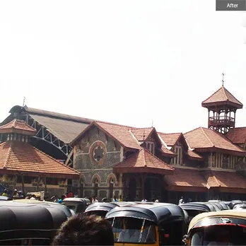 Bandra station after restoration by Abha Narain