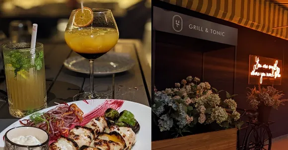 Head to Grill & Tonic in Thane for its rooftop ambience, kebabs, and drinks!