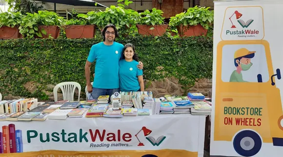 Bookstore on wheels? Call PustakWale to visit your societies in Pune on weekends!