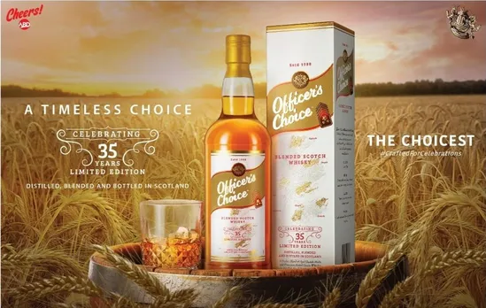 Officer’s Choice Whisky celebrates 35 years with the launch of a Limited-Edition Scotch