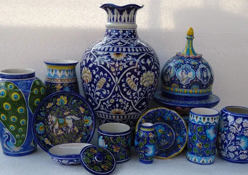 Blue Pottery Workshops in Jaipur: Learn the Skill, Buy the Craft!