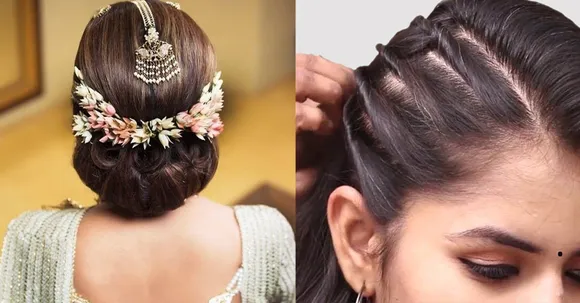 Try these simple festive hairstyles and add the needed bling to your look!
