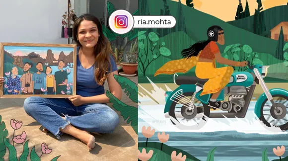 Meet Ria Mohta, an Architect and illustrator from Nagpur whose nature-inspired artworks will leave you with a smile!