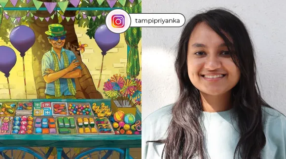 Say hello to Priyanka Tampi, an illustrator and Animator from Pune who finds beauty in the ordinary!