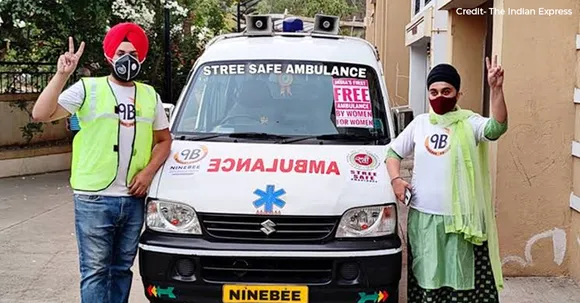 'Stree Safe', the free COVID-19 ambulance services for women, by women in Pune to prevent sexual assault!