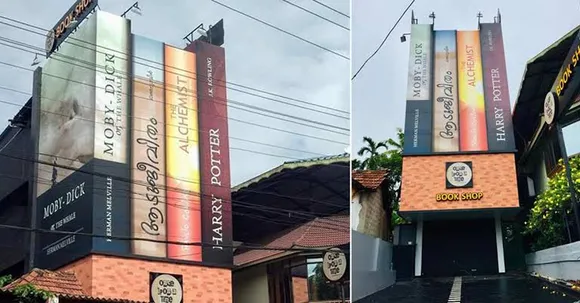 Visit this Bookstore in Kochi famous for its book-shaped design, which got attention from Paulo Coelho too!