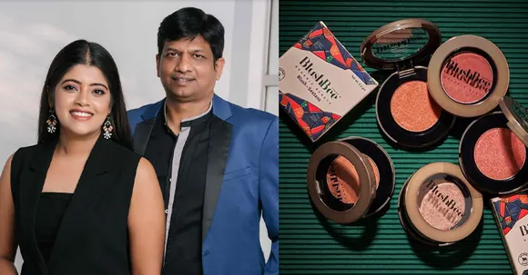 Shobana, with her husband Navneethan from Chennai, founded Blushbee out of her love for organic cosmetics.