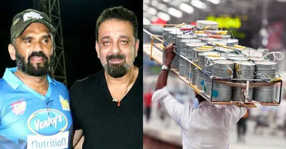 Sanjay Dutt and Suniel Shetty are winning hearts by helping Mumbai's Dabbawalas in this Pandemic with 'Prema Cha Dabba'.