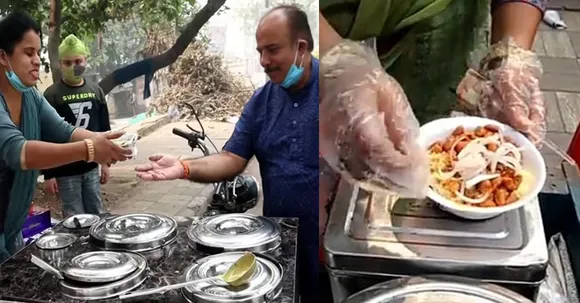 Delhi's Moped Wali Rajma Chawal Didi, Asha Gupta is serving homecooked food on a moped to survive the pandemic!