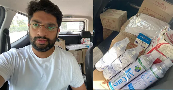 Himanshu Nagia from Delhi has turned his car into an Emergency Response Vehicle for COVID-19 patients!
