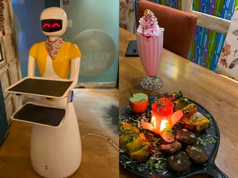 Head to The Yellow House in Jaipur, where a robot, aka Ruby, will serve your food!