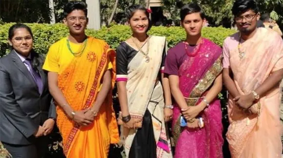 This Badass Move of Wearing Sarees On Formal Day By Fergusson College Boys is Winning Hearts!