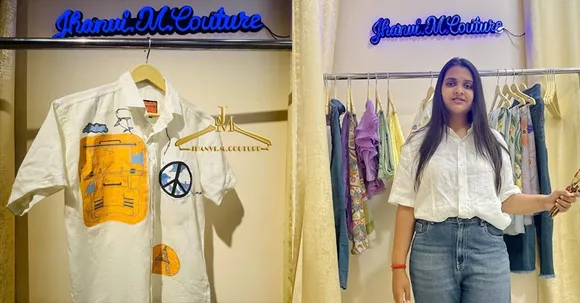 Jhanvi's Passion for Fashion led her to start a Hand Painting Clothing Brand, Jhanvi M Couture!