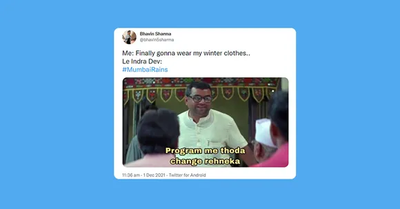 #MumbaiRains: It's raining cats and dogs in the city and Mumbaikars have the best reactions on Twitter!
